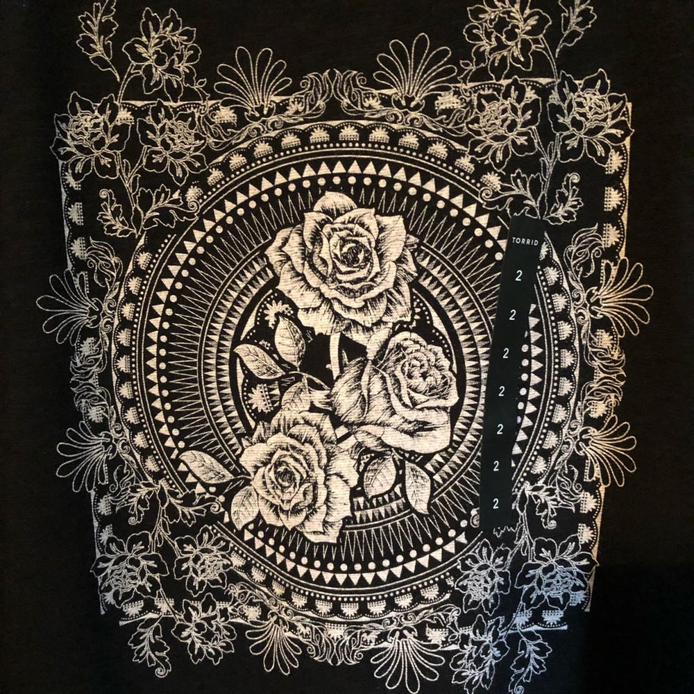 🌹ROSE PRINT TANK TOP🌹